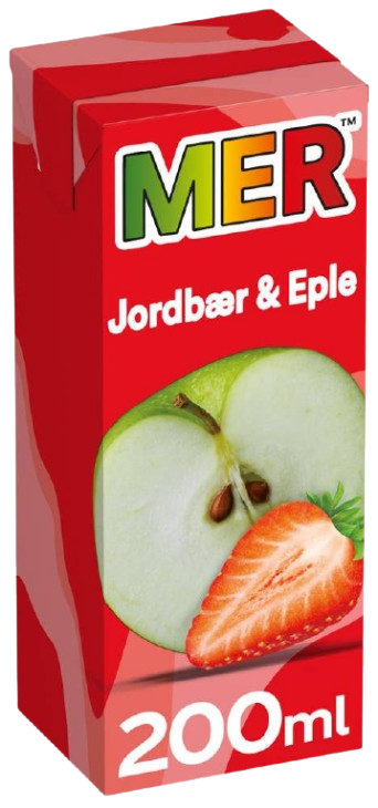 MER Jordbær & Eple