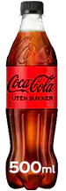 Coca-Cola Uten Sukker 0,5L